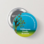 ファミリーツリー懇親会気に共有の思い出 缶バッジ (正面&裏面)