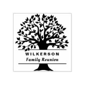 ファミリーツリー懇親会系図学名前をカスタムするロゴ ラバースタンプ (インプリント)