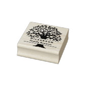 ファミリーツリー懇親会系図学名前をカスタムするロゴ ラバースタンプ (スタンプ)