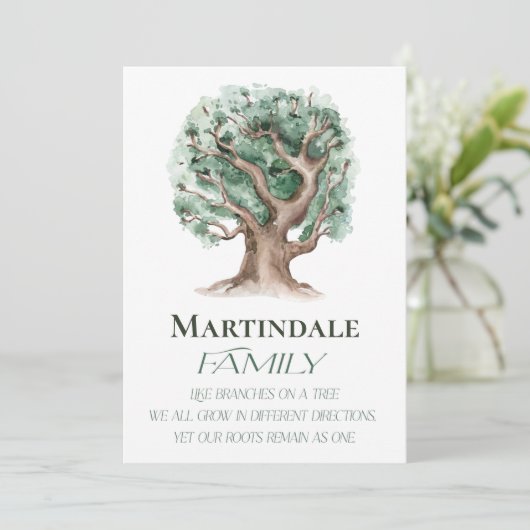 ファミリーツリー懇親会 招待状 (スタンド正面)