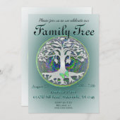 ファミリーツリー懇親会 招待状 (正面/裏面)