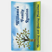 ファミリーツリー懇親会 横断幕 (縦)