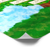 ファミリーツリー3人の子供 ポスター (角)