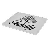 ファミリーツリー カッティングボード (角)