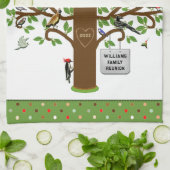 ファミリーツリー キッチンタオル (折り畳み)