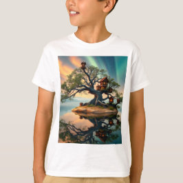 ファミリーツリー&サーフィンマウスキッズTシャツ Tシャツ