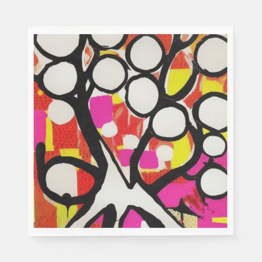 ファミリーツリー スタンダードランチョンナプキン (正面)