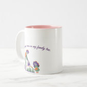 ファミリーツリー ツートーンマグカップ (正面左)