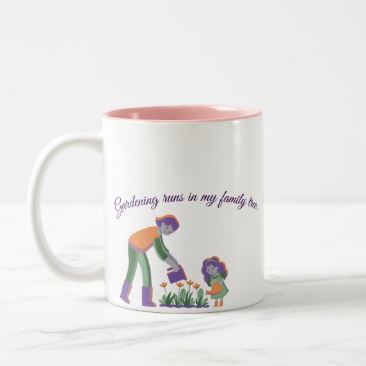 ファミリーツリー ツートーンマグカップ (左)