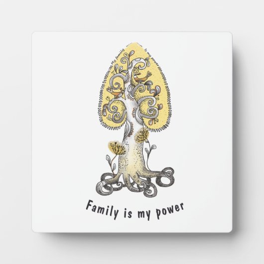 ファミリーツリー フォトプラーク (正面)