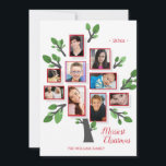 ファミリーツリー フォト ホリデー カード<br><div class="desc">このカードには、木の形をした9枚の写真を並べることができます。（女性の写真は freepik - www.freepik.com によって作成されました）。（フレームのベクトルは freepik - www.freepik.com によって作成されました）。カードは、文言、フォント、フォントの色、用紙の形状、用紙の種類を自由にカスタマイズできます。  ぴったりではないですか？ 当社の製品はすべて、追加料金なしでカスタムデザインできます。  弊社までお気軽にご連絡ください：heartfelthelper@gmail.com。  関連商品もございますので、お気軽にお問い合わせください！  写真の配置にお困りの場合も、無料で代行いたします。 写真のjpgデータを弊社までお送りください。</div>