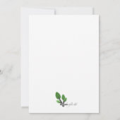 ファミリーツリー フォト ホリデー カード (裏面)