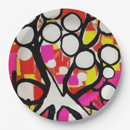 ファミリーツリー ペーパープレート (正面)