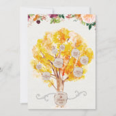 ファミリーツリー メープルリーフ ジェネアロジー 先祖 カード (正面)