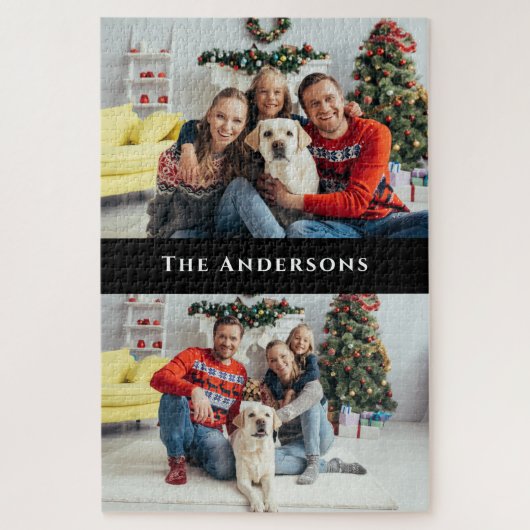 ファミリーツーフォトコラージュパズル ジグソーパズル (縦)