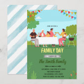 ファミリーデイのご案内 招待状 (正面/裏面)