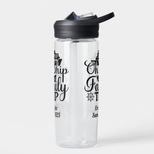 ファミリートリップクルーズバケーションシップドア ウォーターボトル (左面)