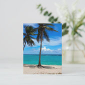 ファミリートリップビーチバケーショングアドループカリブの ポストカード (スタンド正面)