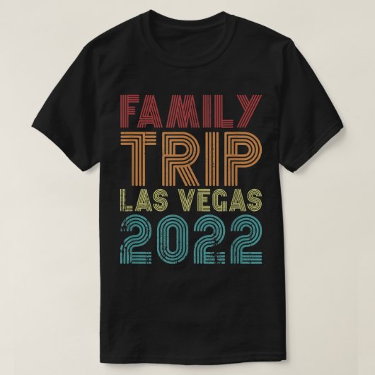 ファミリートリップラスベガス2022バケーションマッチングヴィンタ Tシャツ (デザイン正面)