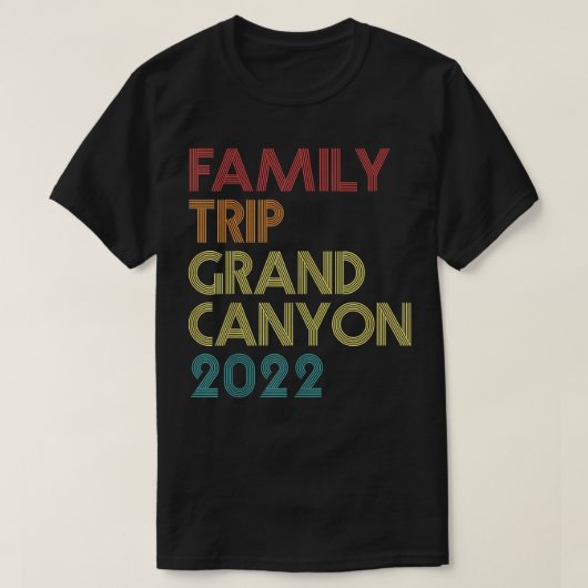 ファミリートリップ2022グランドキャニオンバケーションマッチングVi Tシャツ (デザイン正面)