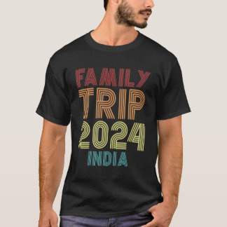 ファミリートリップ2024インドバケーション Tシャツ