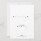 ファミリートリビューンホリデー年賀状イエロー シーズンカード (裏面)