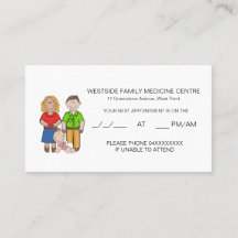 ファミリードクターアポイントメントリマインダーカーカラフルド