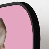 ファミリードッグフォトピンク ピックルボールラケット (左詳細)