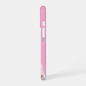 ファミリードッグフォトピンク iPhone 16ケース (左側面)