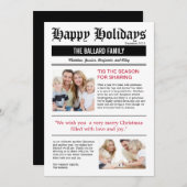 ファミリーニュースホリデーフォトカード シーズンカード (正面/裏面)