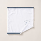 ファミリーネエレガントームメリークリスマスツリーブルー バスタオルセット (ウォッシュタオル)