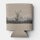 ファミリーネームキャビンディアパインツリーフォレストバーラップ 缶クーラー (裏面)