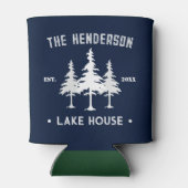 ファミリーネームキャビンレイクハウスフォレストパインツリーズ 缶クーラー (裏面)