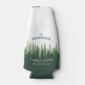 ファミリーネームキャビンロケーションパインツリーフォレスト ボトルクーラー (正面)