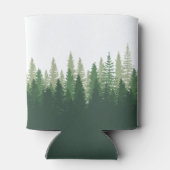 ファミリーネームキャビンロケーションパインツリーフォレスト 缶クーラー (裏面)