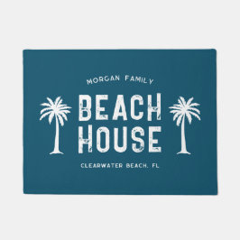 ファミリーネームサマーバケーションハウス ドアマット