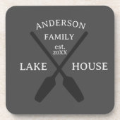 ファミリーネームパーソナライズされたレイクハウスウェルカム コースター (正面)