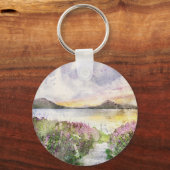 ファミリーネームパーソナライズされたレイクハウス キーホルダー (裏面)