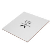 ファミリーネームパーソナライズされたレイクハウス タイル (側面)