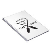 ファミリーネームパーソナライズされたレイクハウス ノートブック (右側)