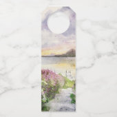 ファミリーネームパーソナライズされたレイクハウス ボトルネックタグ (裏面)