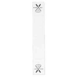 ファミリーネームパーソナライズされたレイクハウス ロングテーブルランナー