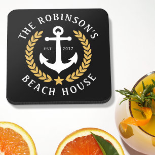 ファミリーネームビーチハウスいかりリーガル金ゴールドローレル コースター