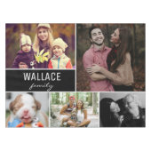 ファミリーネームフォトコラージュ懇親会 テーブルクロス (正面(横))