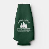 ファミリーネームホリデー懇親会パインツリーズグリーン ボトルクーラー (正面)