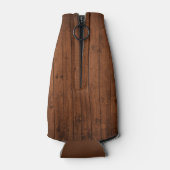 ファミリーネームホリデー懇親会素朴ウッドパインズ ボトルクーラー (裏面)