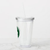 ファミリーネームレイクハウスツリーズフォレストグリーン アクリルタンブラー (左)