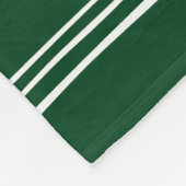 ファミリーネームレイクハウスツリーズフォレストグリーン フリースブランケット (角)