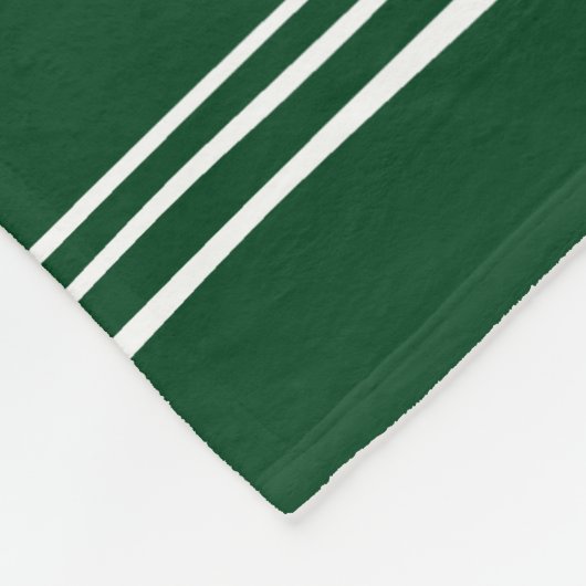 ファミリーネームレイクハウスツリーズフォレストグリーン フリースブランケット (角)