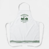 ファミリーネームレイクハウスフォレストグリーンシェ素朴ーフ エプロン (正面)